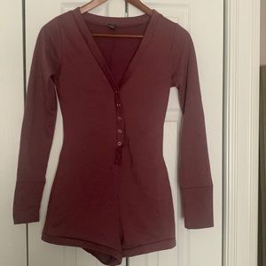 Windsor Mauve Pajama Romper